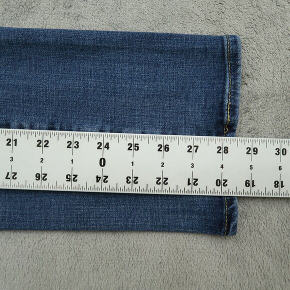 Levi's Jeans Women's Size 10M Blue Mid-Rise Classic Straight Denim 28.5" Inseam - Picture 5 of 16